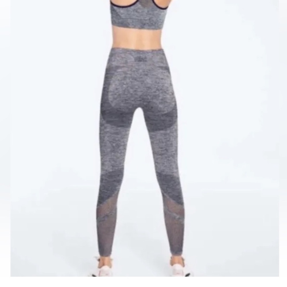 Victoria's Secret PINK‎ Womens M Leggings Gray Seamless High Waisted Contour - Picture 3 of 15